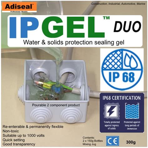 electrical junction box sealant|junction box insulation gel.